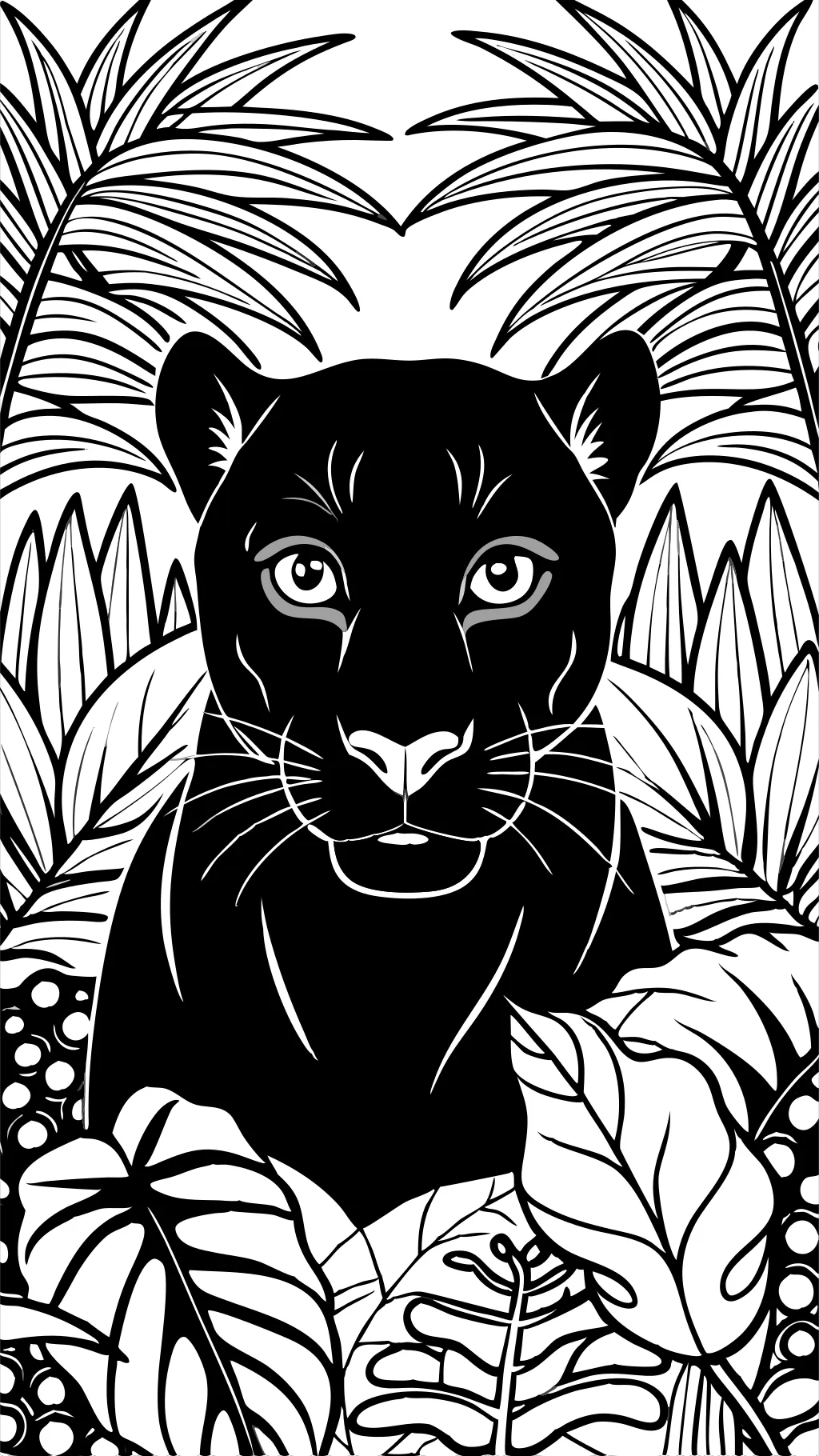 coloriage noir.panther